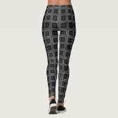 Neueste Leggings für grau und schwarz kariert (Rückseite)