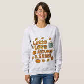 Neueste Liebe Herbst Himmel fallen - Cosy Coffee P Sweatshirt (Vorne ganz)