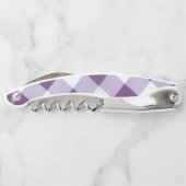 Neueste natürliche lila Pigmentmuster Kellnermesser (Rückseite)