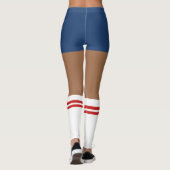 Neueste Nerdy Shorts und Tube Socken Leggings (Rückseite)