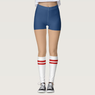 Neueste Nerdy Shorts und Tube Socken Leggings