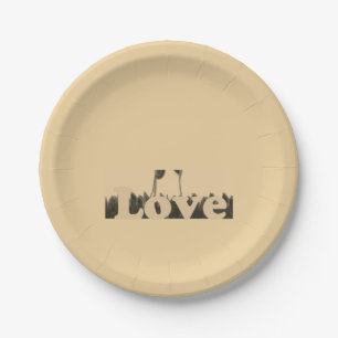 Neueste Niedliche Nice & Lovely Party Mitgefühl He Pappteller