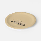 Neueste Niedliche Nice & Lovely Party Mitgefühl He Pappteller (Schrägansicht)