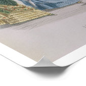 Neueste Pariser Fashions, dreitägige Kleider in Mo Poster (Ecke)