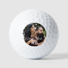 Neueste Pflege und Liebe Romantisches Foto Golfball