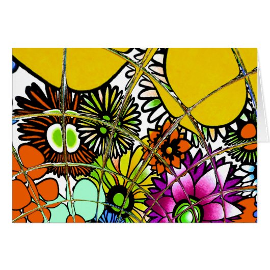 Neueste Phantastische Blumenmuster Design Kunst (Vorderseite (Horizontal))