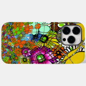 Neueste Phantastische Blumenmuster Design Kunst Case-Mate iPhone Hülle (Rückseite (Horizontal))