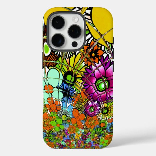 Neueste Phantastische Blumenmuster Design Kunst Case-Mate iPhone Hülle (Rückseite)
