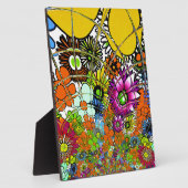 Neueste Phantastische Blumenmuster Design Kunst Fotoplatte (Seite)