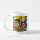 Neueste Phantastische Blumenmuster Design Kunst Kaffeetasse (Links)
