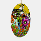 Neueste Phantastische Blumenmuster Design Kunst Keramikornament (Rechts)