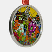 Neueste Phantastische Blumenmuster Design Kunst Ornament Aus Metall (Rechts)