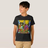 Neueste Phantastische Blumenmuster Design Kunst T-Shirt (Vorne ganz)