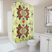 Neueste Phantastische Blumenzucht Duschvorhang (Beispiel)