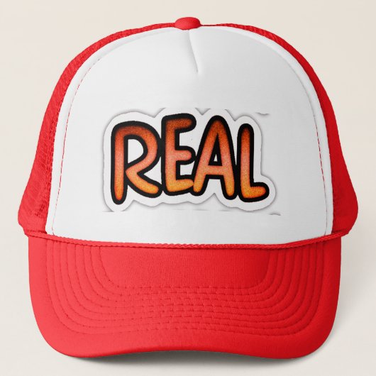 Neueste reale Textgestaltung Truckerkappe (Vorderseite)