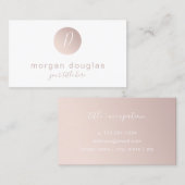 Neueste Rose  Visitenkarte (Vorne/Hinten)