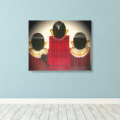 Neueste schöne Kenya Maasai Familienideen Leinwanddruck (Insitu (Holzboden))