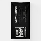 Neueste Schwarz-weiße Logos Banner (Vertikal)