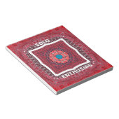 Neueste Sindhi Indus Kunsthandwerk Ajrak Design Ar Notizblock (angewinkelt)