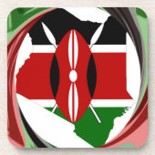 Neueste Veranstaltungen besondere Anlass Kenya Hak Getränkeuntersetzer (Vorderseite)