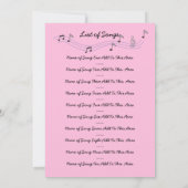 Neufassung der Violine-Einladungskarte von Anna Einladung (Rückseite)