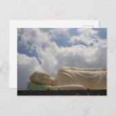Neuformulierung der Buddha-Statue Postkarte (Vorne/Hinten)