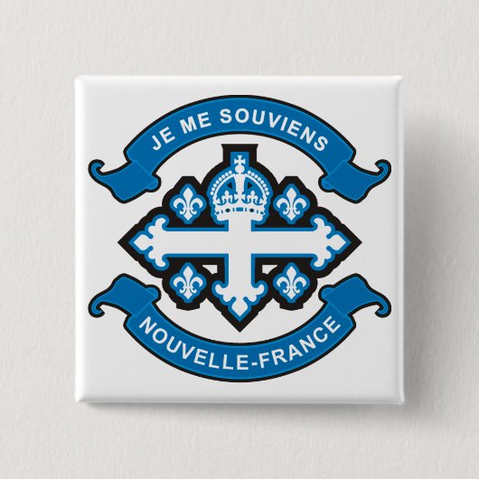 Neufrankreich Button (Vorderseite)