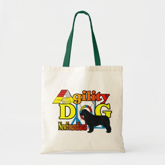 Neufundland_Agility Geschenke Tragetasche (Vorne)