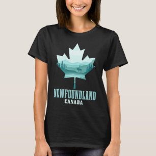 Neufundland Ahornblatt Elch Vintage Kanada Kanadie T-Shirt