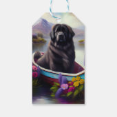 Neufundland auf einem Paddel: Ein Landschaftliches Geschenkanhänger (Rückseite)