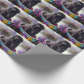 Neufundland auf einem Paddel: Ein Landschaftliches Geschenkpapier (Ecke)