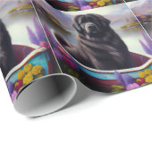 Neufundland auf einem Paddel: Ein Landschaftliches Geschenkpapier (Rolleneckpunkt)