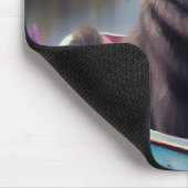 Neufundland auf einem Paddel: Ein Landschaftliches Mousepad (Ecke)