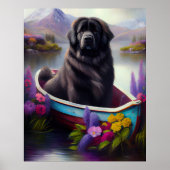 Neufundland auf einem Paddel: Ein Landschaftliches Poster (Vorne)