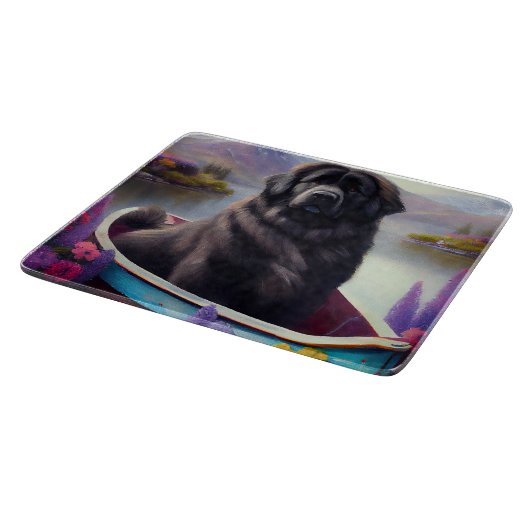 Neufundland auf einem Paddel: Ein Landschaftliches Schneidebrett (Ecke)