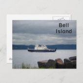 Neufundland Bell Island Fähre Flandern Postkarte (Vorne/Hinten)
