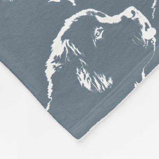 Neufundland Blanket Neufundland Pup Blanket Fleecedecke (Ecke)