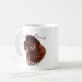 Neufundland (braun) Mama 2 Kaffeetasse (Vorderseite Links)