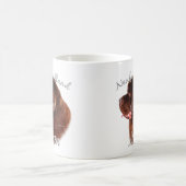 Neufundland (braun) Mama 2 Kaffeetasse (Mittel)