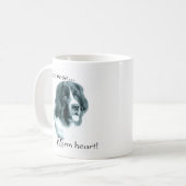 Neufundland Cold Nose Warmes Herz Kaffeetasse (Vorderseite Links)