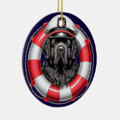 Neufundland Das Skipper-Ornament Keramik Ornament (Rechts)