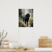 Neufundland Dog Art Print Poster (Küche)