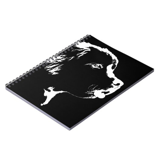 Neufundland Dog Notebook Puppy Dog Journal Book Notizblock (Linke Seite)