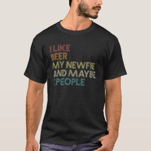 Neufundland Downer Beer Lover Quote Funny Vint T-Shirt