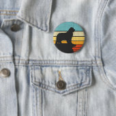 Neufundland Eigentümer Retro Vintag Doppy Puppy Lo Button (Beispiel)