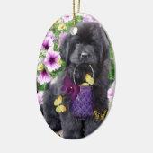 Neufundland ein sonnigen Tag Keramikornament (Links)