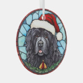 Neufundland - Festgläserweihe Ornament Aus Glas (Vorderseite Rechts)