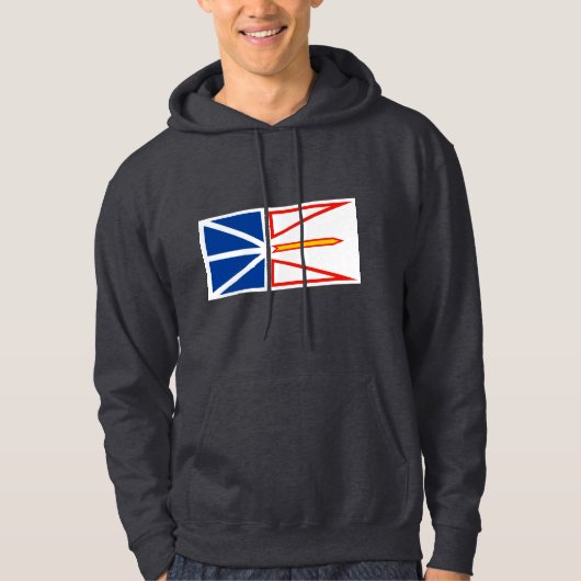 NEUFUNDLAND-FLAGGE HOODIE (Vorderseite)