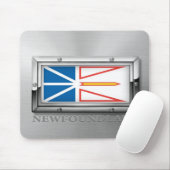 Neufundland-Flagge (Stahl) Mousepad (Mit Mouse)
