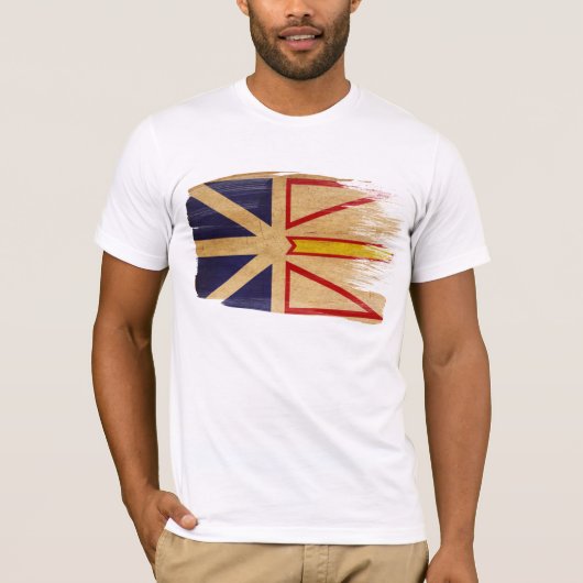 Neufundland-Flaggen-T - Shirt (Vorderseite)
